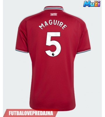 Lacne Muži Futbalové dres Manchester United Harry Maguire #5 2026-27 Krátky Rukáv - Domáci